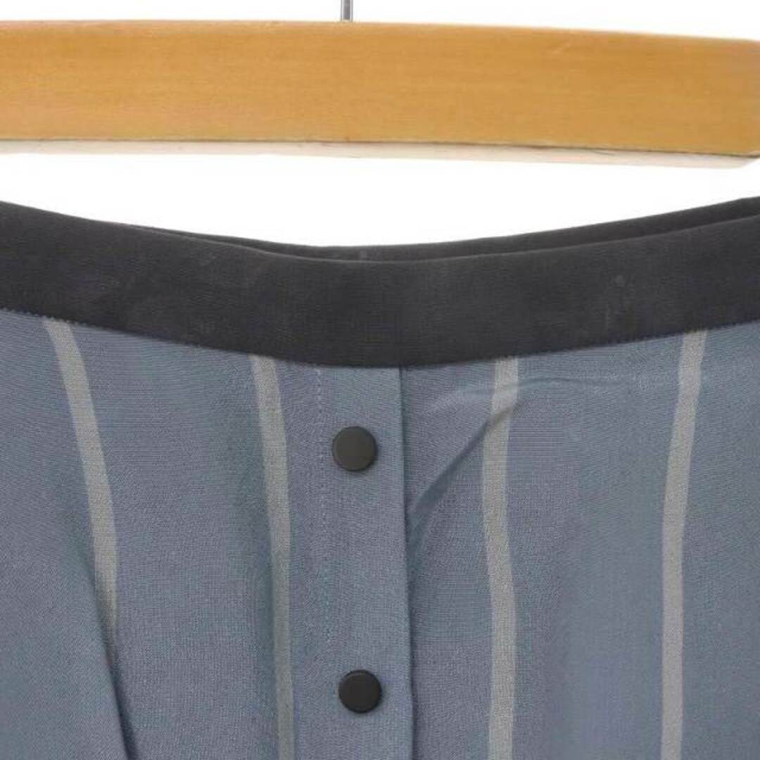 other(アザー)のアカネウツノミヤ レイヤードスカート フレア ロング ストライプ 36 青 レディースのスカート(ロングスカート)の商品写真
