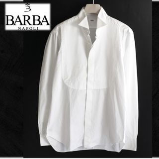 BARBA - 《バルバ》新品訳有 イタリア製 ピンタック ドレスシャツ ワイシャツ 39(M)