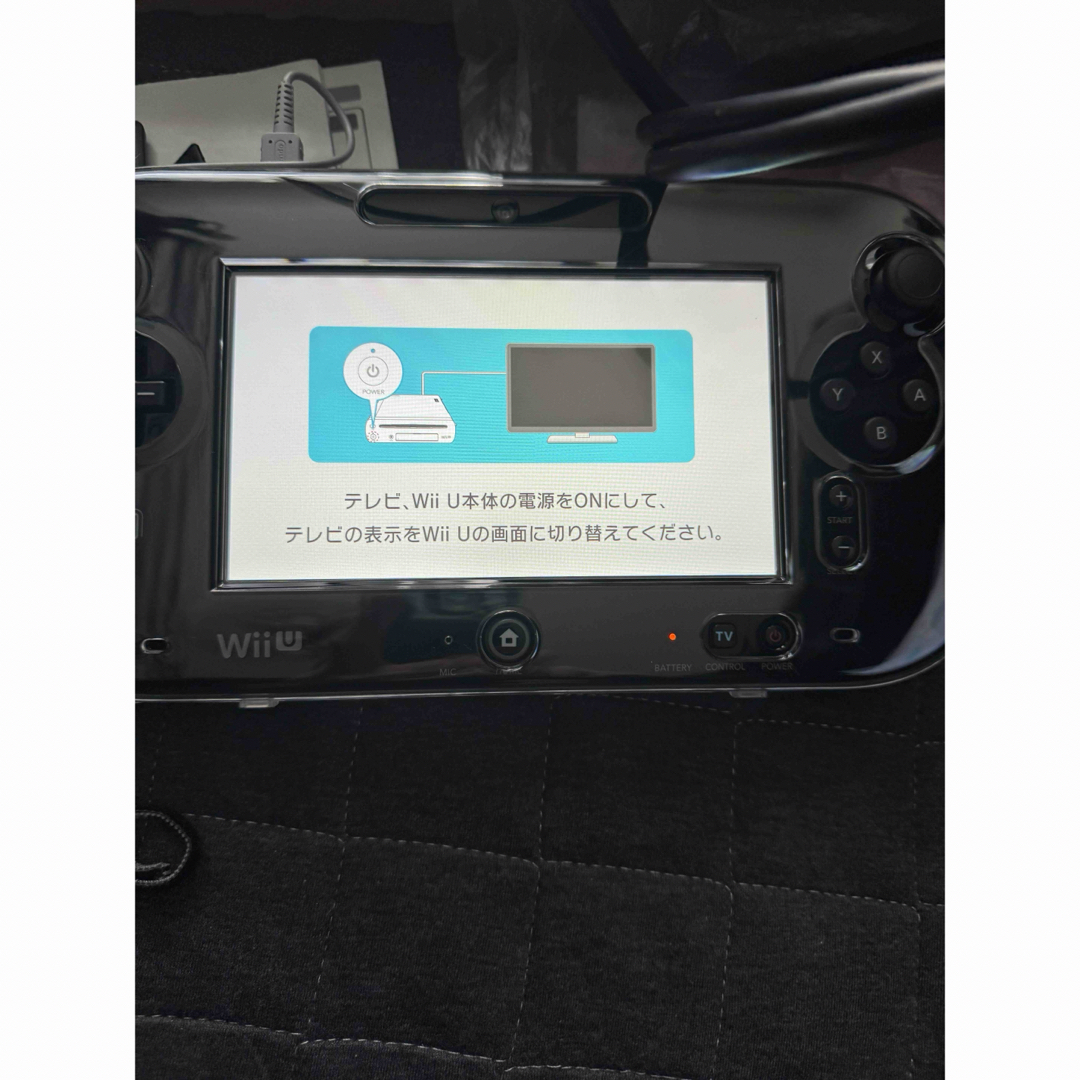 Wii U(ウィーユー)のWiiU PREMIUM 黒  エンタメ/ホビーのゲームソフト/ゲーム機本体(家庭用ゲーム機本体)の商品写真