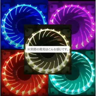 ainex RGB LEDファン 120mm PWM【WL-120-R】(PCパーツ)