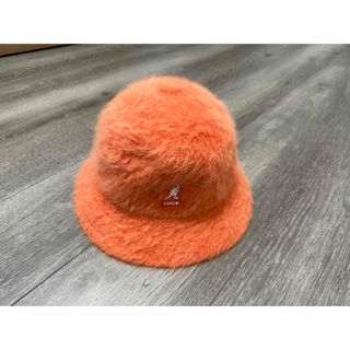 KANGOL    ファーバケットハット　オレンジ  