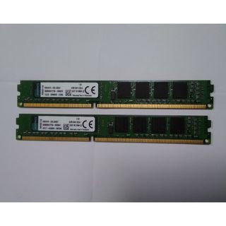 キングストン(Kingston)のデスクトップ用　DDR3  PC3 -12800  4GB  2枚 キングストン(PCパーツ)