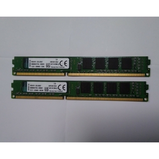 キングストン(Kingston)のデスクトップ用　DDR3  PC3 -12800  4GB  2枚 キングストン(PCパーツ)