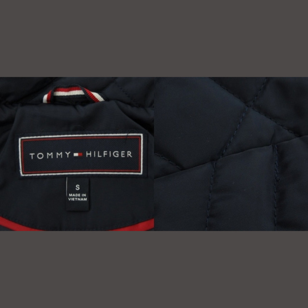 TOMMY HILFIGER(トミーヒルフィガー)のトミーヒルフィガー キルティング ジャケット ブルゾン 中綿 紺 ネイビー S レディースのジャケット/アウター(ブルゾン)の商品写真