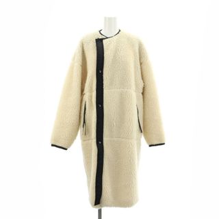 ハイク(HYKE)のハイク FAUX SHEARLING COAT コート ボア ノーカラー(その他)