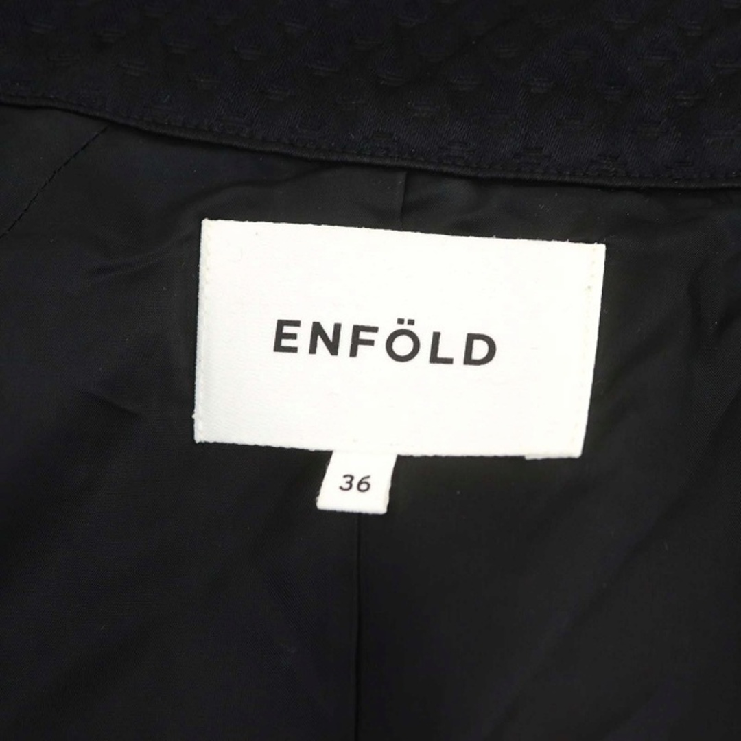 ENFOLD(エンフォルド)のエンフォルド 22AW ジャガード ドロスト ビッグジャケット ブルゾン レディースのジャケット/アウター(ブルゾン)の商品写真