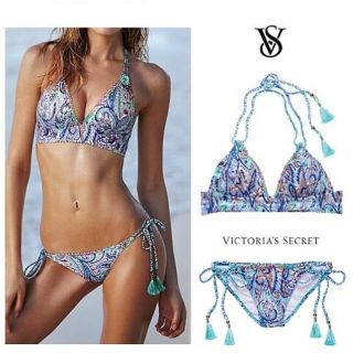 ヴィクトリアズシークレット(Victoria's Secret)の新品(M/S)victoria's secret ボヘミアン三角ビキニset(水着)