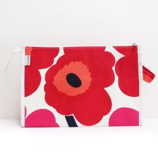 マリメッコ(marimekko)のマリメッコ ウニッコ セカンドバッグ クラッチバッグ レッド ■GY31(その他)