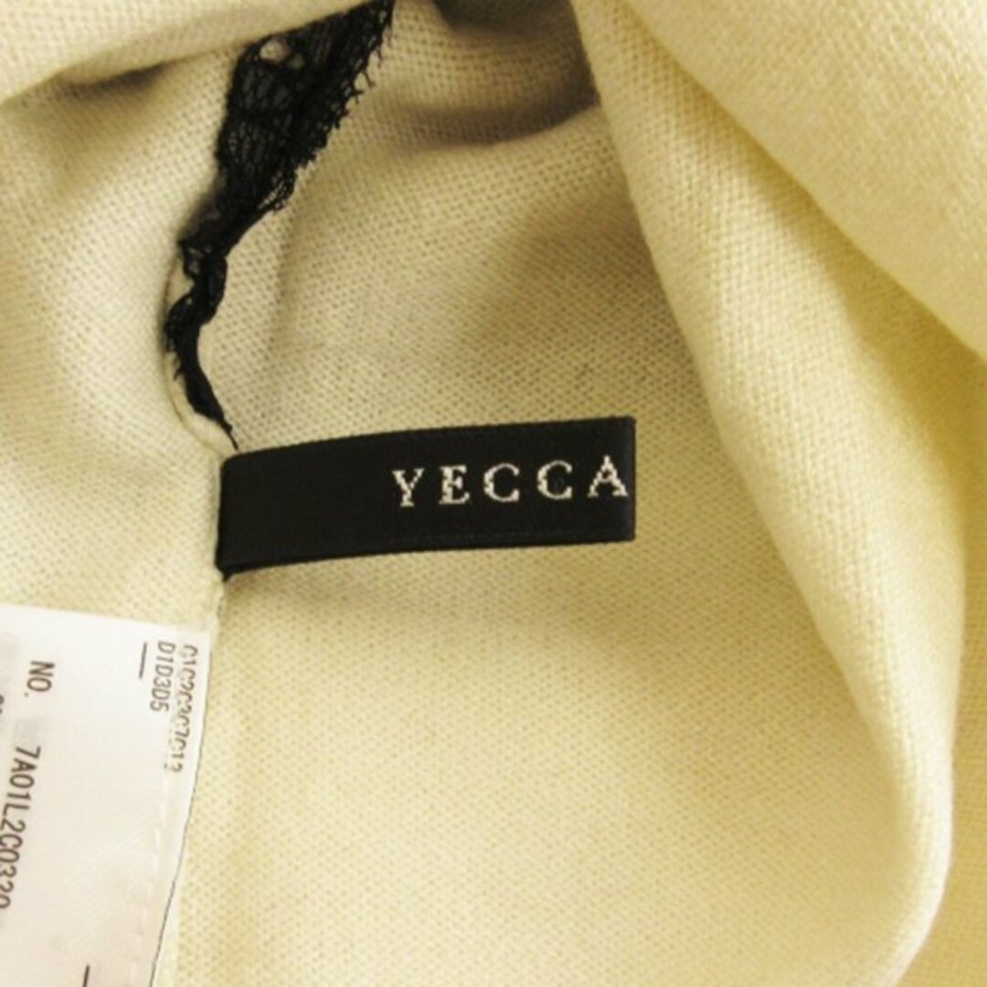 YECCA VECCA(イェッカヴェッカ)のイェッカヴェッカ 配色レース ニット セーター 7A01L2C0330 F レディースのトップス(ニット/セーター)の商品写真