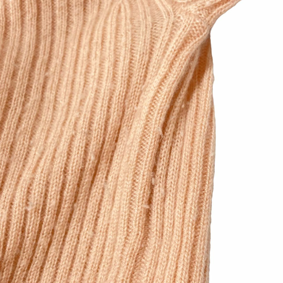MICHEL KLEIN(ミッシェルクラン)のクミキョク トップス ニット セーター 長袖 オーバルネック リブ編み ベルスリ レディースのトップス(ニット/セーター)の商品写真