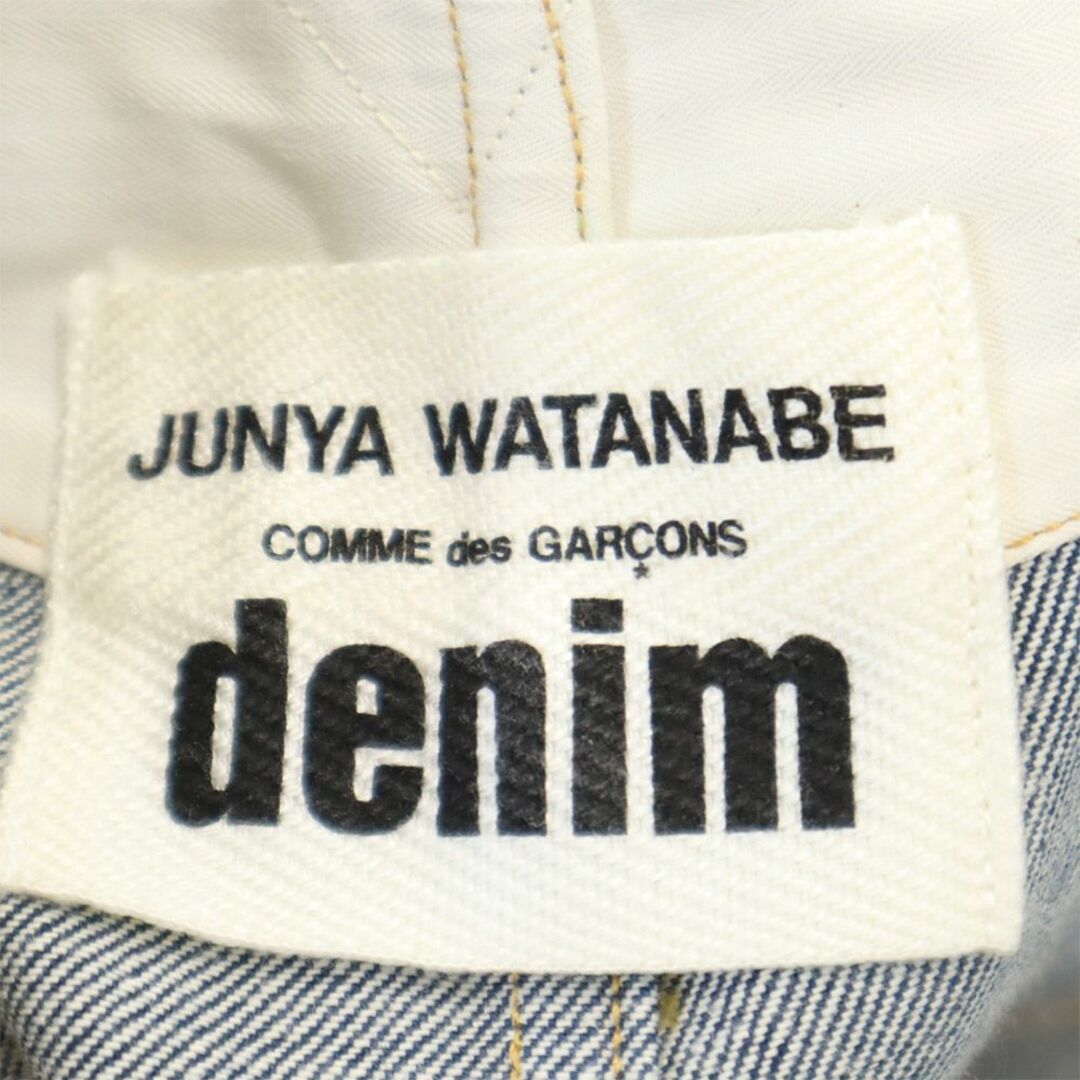 JUNYA WATANABE COMME des GARCONS(ジュンヤワタナベコムデギャルソン)のジュンヤワタナベコムデギャルソン 2015年 日本製  ストレート デニムパンツ L ネイビー JUNYA WATANABE COMME des GARCONS メンズ 【中古】  【240228】 メンズのパンツ(デニム/ジーンズ)の商品写真