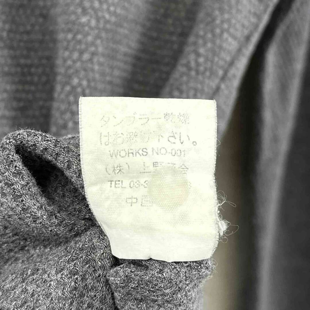 AVIREX アヴィレックス 長袖Tシャツ グレー サイズM ロンT Vネック トップス メンズ ヴィンテージ 6 メンズのトップス(Tシャツ/カットソー(七分/長袖))の商品写真
