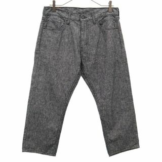 リーバイス(Levi's)のリーバイス 505 リネンブレンド クロップド パンツ w30 グレー LEVI'S メンズ 【中古】  【240228】(ワークパンツ/カーゴパンツ)