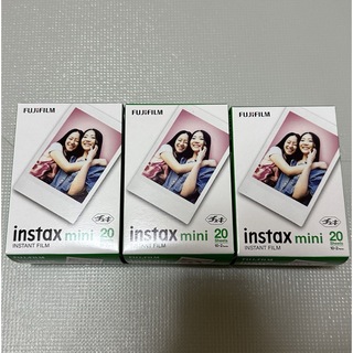 フジフイルム(富士フイルム)の新品instax mini チェキ フィルム 20枚 × 3(その他)