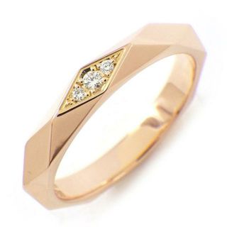 ブシュロン(BOUCHERON)のブシュロン BOUCHERON リング ファセット ミディアム JAL00091 3ポイント ダイヤモンド 計0.02ct K18PG 9号 / #49 【中古】(リング(指輪))