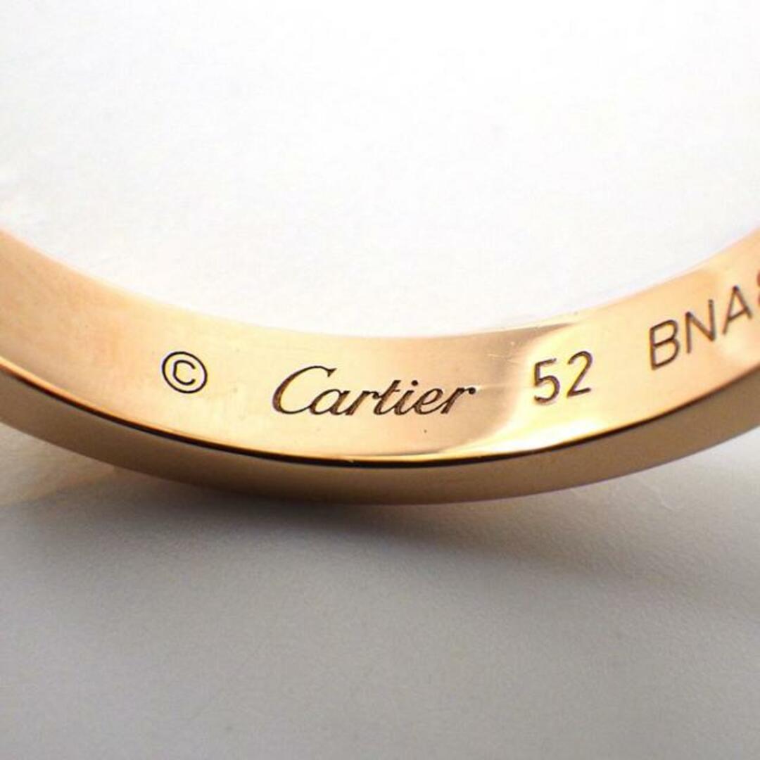 Cartier(カルティエ)のカルティエ Cartier リング C ドゥ カルティエ ウェディング バンド 3mm B4087200 エングレーブド ロゴ K18PG 12号 / #52 【中古】 レディースのアクセサリー(リング(指輪))の商品写真