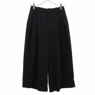 UNIQLO - ユニクロ ウールブレンドガウチョパンツ 9 ブラック UNIQLO レディース 【中古】  【240228】