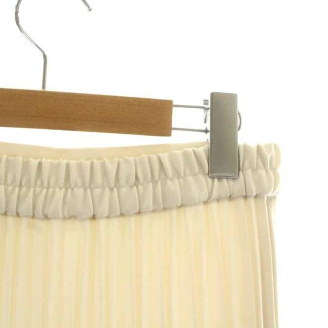 anyFAM(エニィファム)のエニィファム 22AW プリーツスカート ロング マキシ フレア 2 M 白 レディースのスカート(ロングスカート)の商品写真