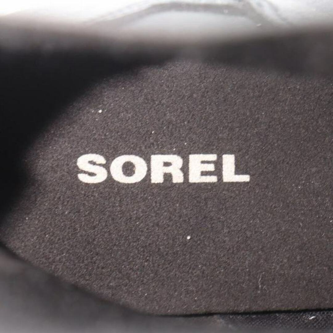 SOREL(ソレル)のソレル ハーロウチェルシー サイドゴアブーツ ショート レザー 26 黒 レディースの靴/シューズ(ブーツ)の商品写真