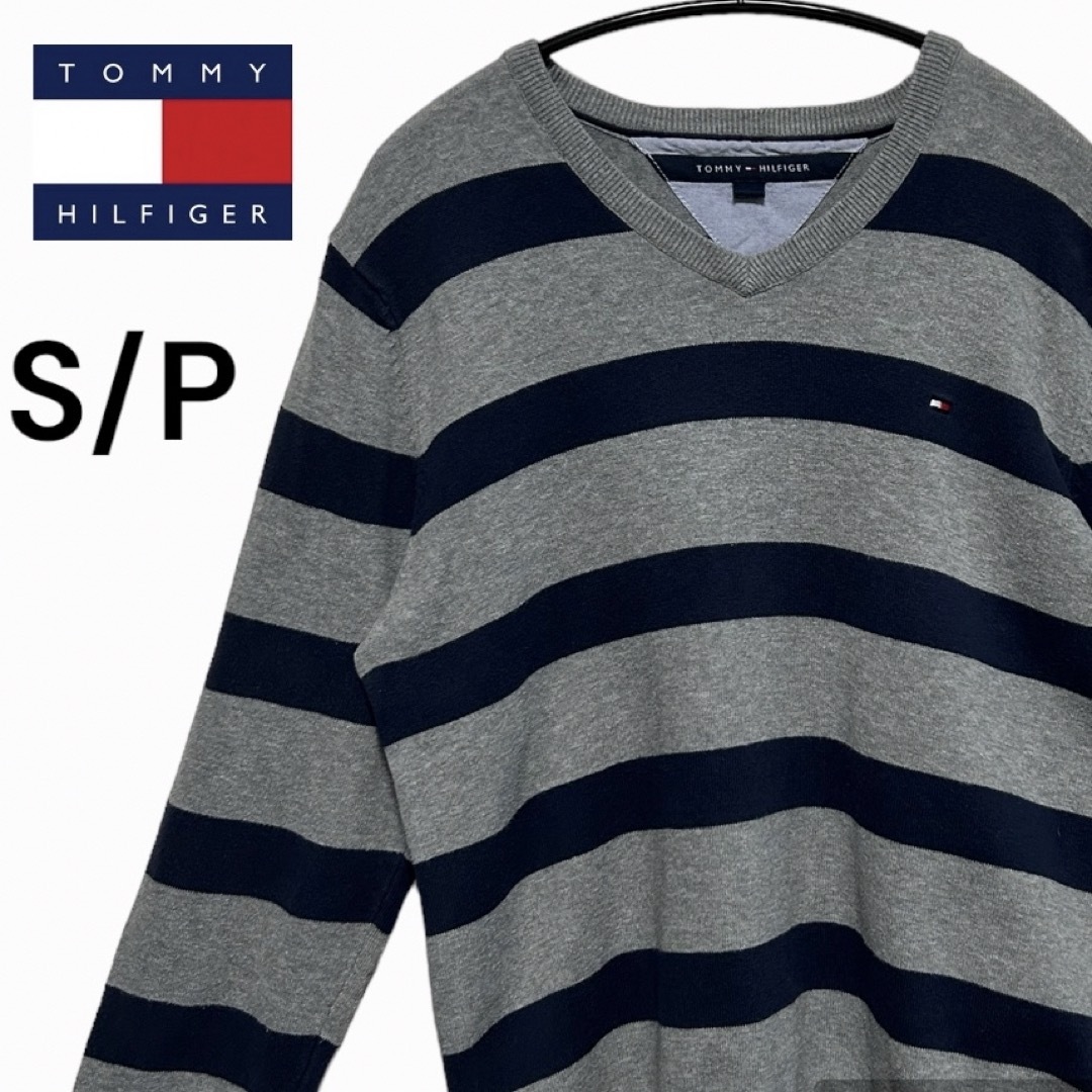 TOMMY HILFIGER - インポート！トミーヒルフィガー ボーダーニットS/P