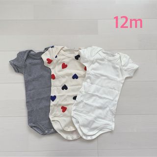 PETIT BATEAU - プチバトー マリニエール&ミラレ半袖ボディ 12mの通販