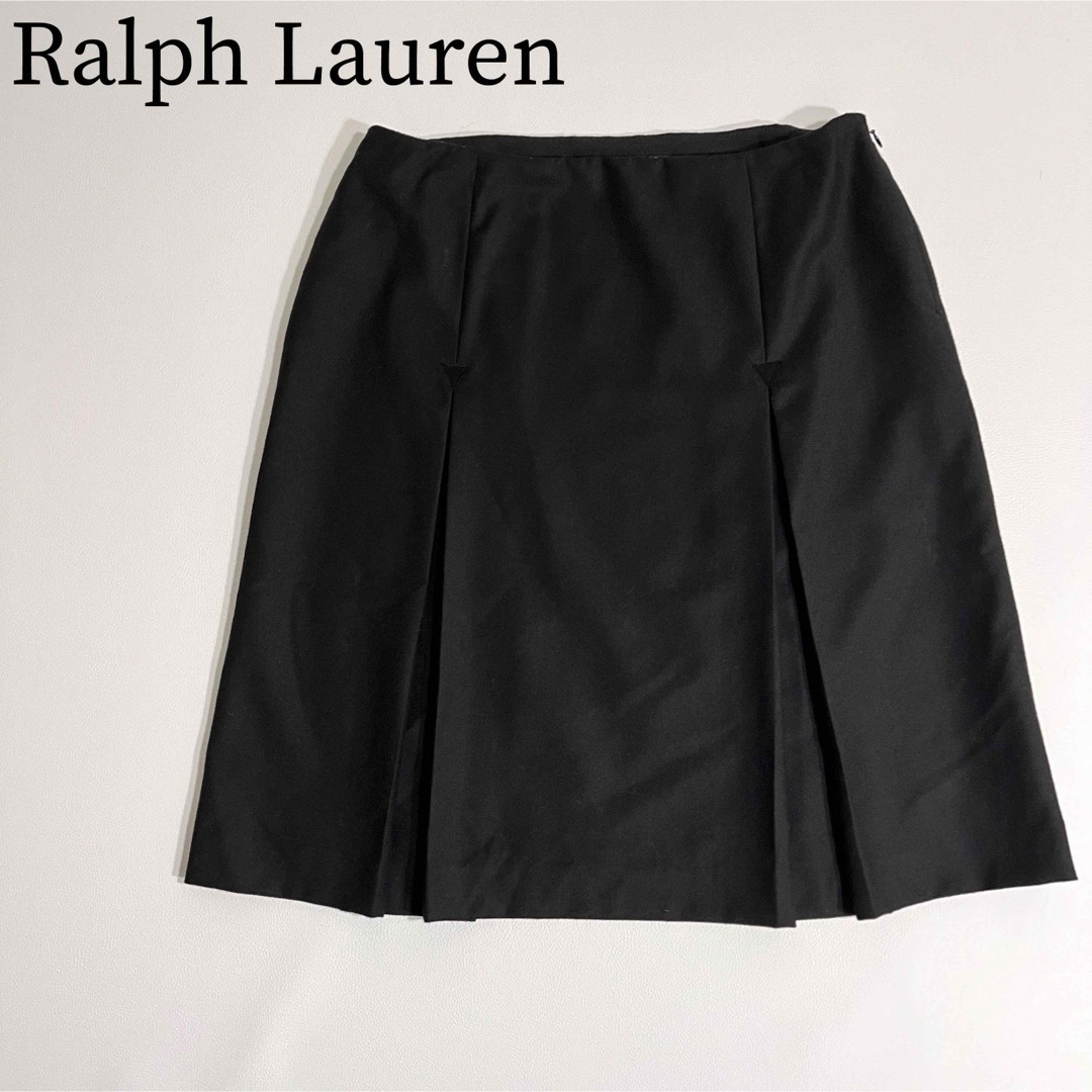 POLO RALPH LAUREN(ポロラルフローレン)の美品　Ralph Lauren ラルフローレン　フレアスカート　高級ライン レディースのスカート(ひざ丈スカート)の商品写真