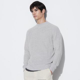 ユニクロ(UNIQLO)のUNIQLO ミドルゲージモックネックセーター(ニット/セーター)