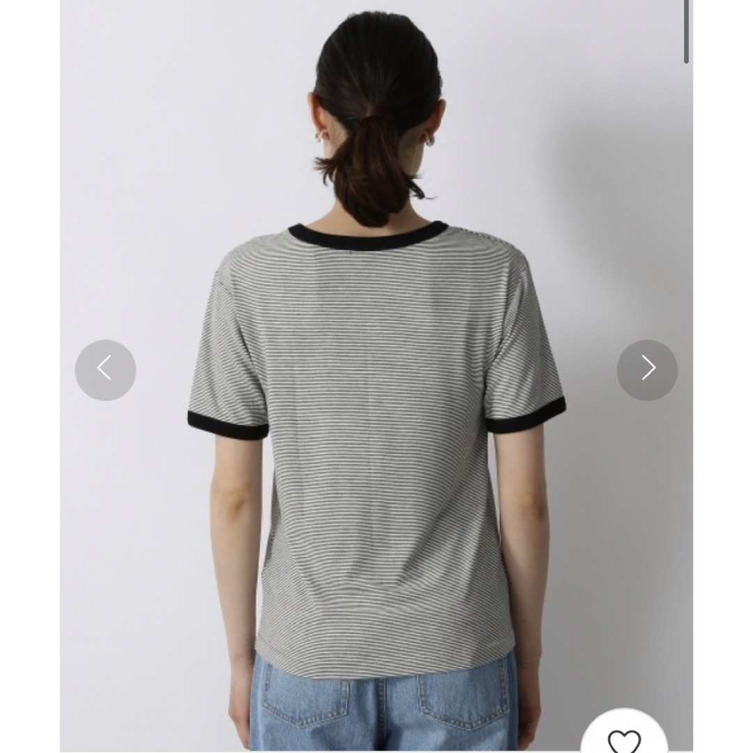 LOWRYS FARM(ローリーズファーム)のボーダーリンガーＴＳＳ レディースのトップス(Tシャツ(半袖/袖なし))の商品写真