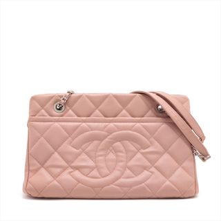 シャネル(CHANEL)のシャネル  キャビアスキン  ピンク レディース トートバッグ(トートバッグ)