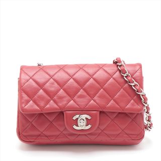 シャネル(CHANEL)のシャネル  ラムスキン  レッド レディース ショルダーバッグ(ショルダーバッグ)