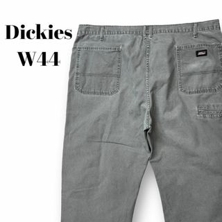 ディッキーズ(Dickies)の希少サイズ　GENUINE Dickies　ワークパンツ　古着　グレー　W44(ワークパンツ/カーゴパンツ)