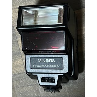 コニカミノルタ(KONICA MINOLTA)のMINOLTA ミノルタprogram 2800 AF 通電確認品(ストロボ/照明)