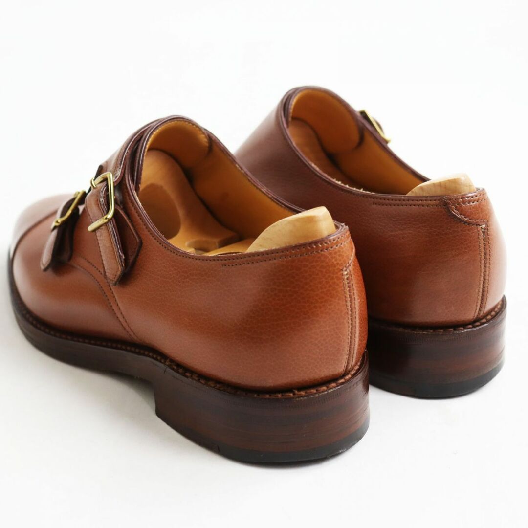 JOHN LOBB(ジョンロブ)の良品●JOHN LOBB ジョンロブ  ウィリアム 9795ラスト  キャップトゥ ダブルモンクストラップ レザーシューズ ブラウン 6 1/2 E 英国製 メンズの靴/シューズ(その他)の商品写真