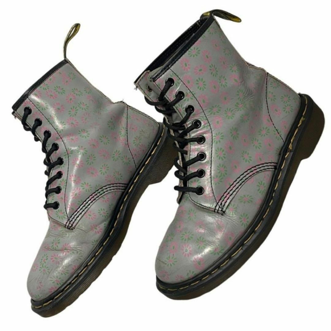 Dr.Martens(ドクターマーチン)の★激レア★ドクターマーチン　8ホールブーツ　イングランド　花柄　26 メンズの靴/シューズ(ブーツ)の商品写真