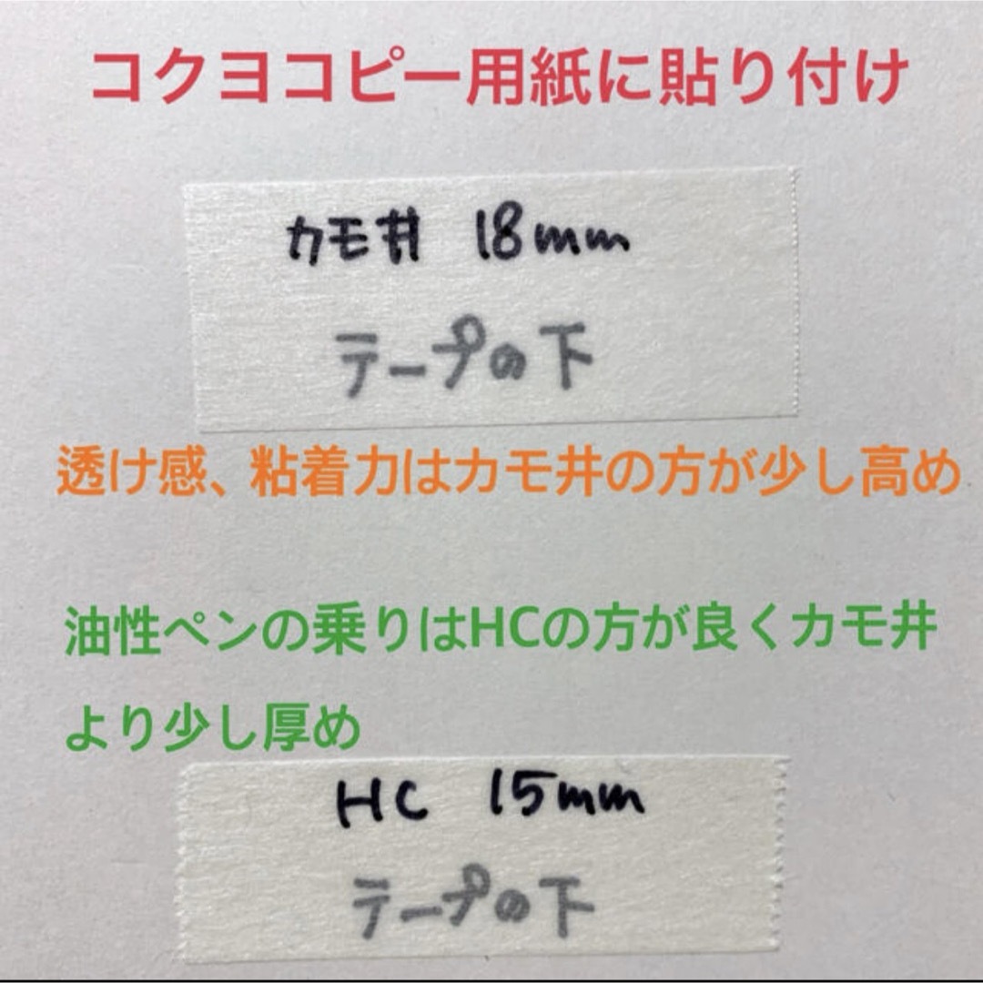 mt(エムティー)のカモ井加工紙 マスキングテープ 白 2個セット 18mm×18m 高品質 マステ インテリア/住まい/日用品の文房具(テープ/マスキングテープ)の商品写真