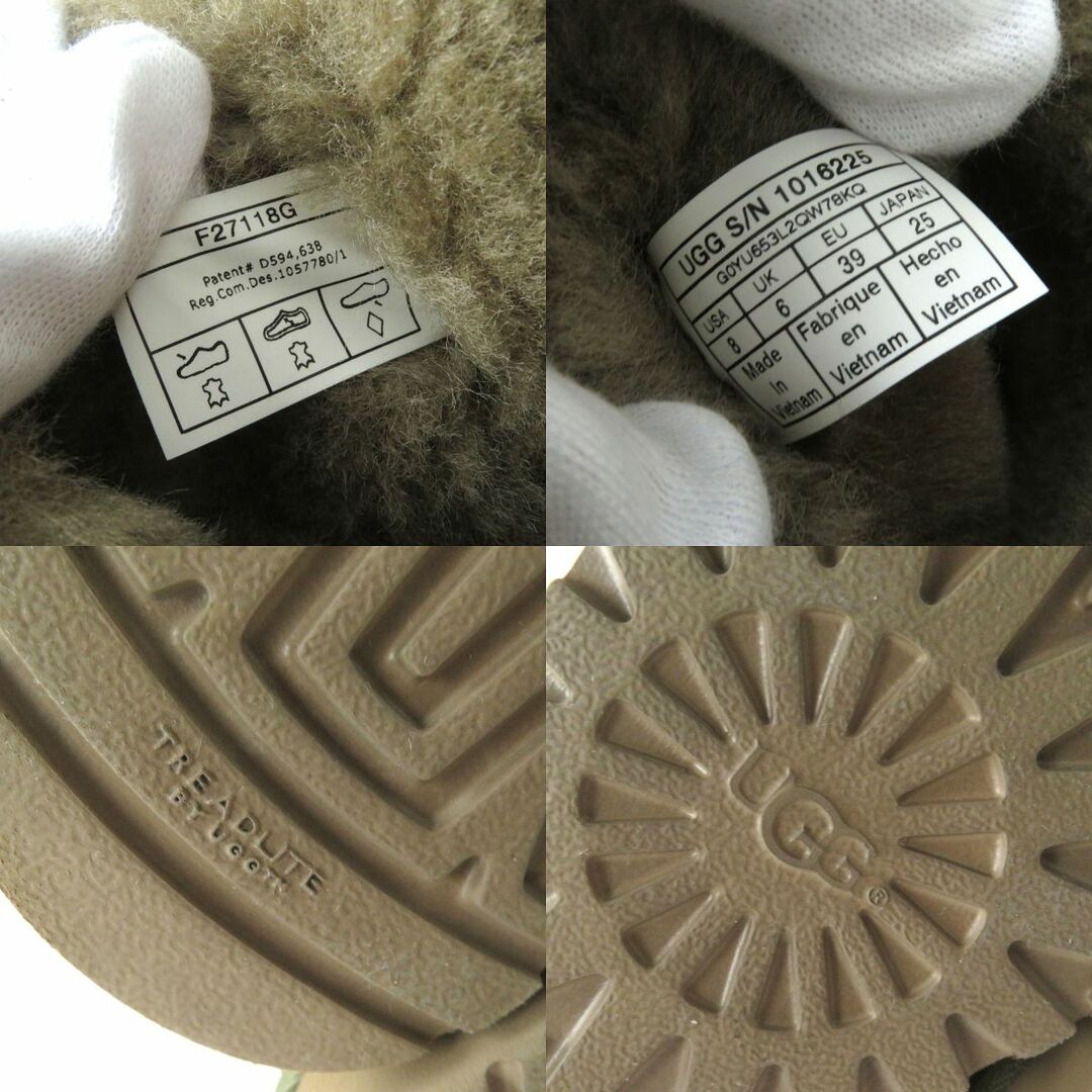 UGG AUSTRALIA(アグオーストラリア)の美品△UGG australia アグ 1016225 BAILEY BOW 2 ベイリー ボウ 2 レディース バックリボン付 ムートンブーツ ベージュ系 8 箱付き◎ レディースの靴/シューズ(ブーツ)の商品写真