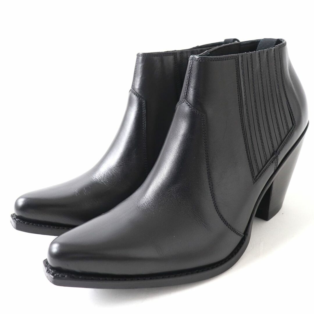 美品△CELINE セリーヌ サイドゴア ポインテッドトゥ レザー 美品△CELINE セリーヌ サイドゴア ポインテッドトゥ レザー
