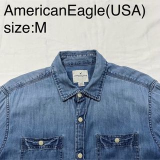 アメリカンイーグル(American Eagle)のAmericanEagle(USA)ビンテージデニムシャツ(シャツ)