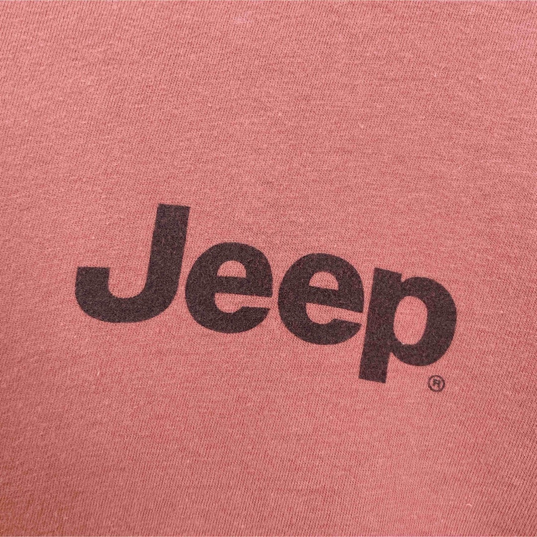 Jeep(ジープ)のJeep ジープ 車 バックプリント Tシャツ ロゴ 半袖 Mサイズ 海外古着 メンズのトップス(Tシャツ/カットソー(半袖/袖なし))の商品写真
