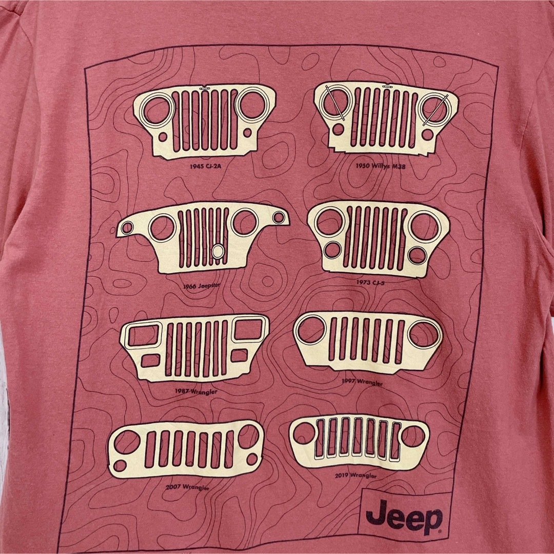 Jeep(ジープ)のJeep ジープ 車 バックプリント Tシャツ ロゴ 半袖 Mサイズ 海外古着 メンズのトップス(Tシャツ/カットソー(半袖/袖なし))の商品写真