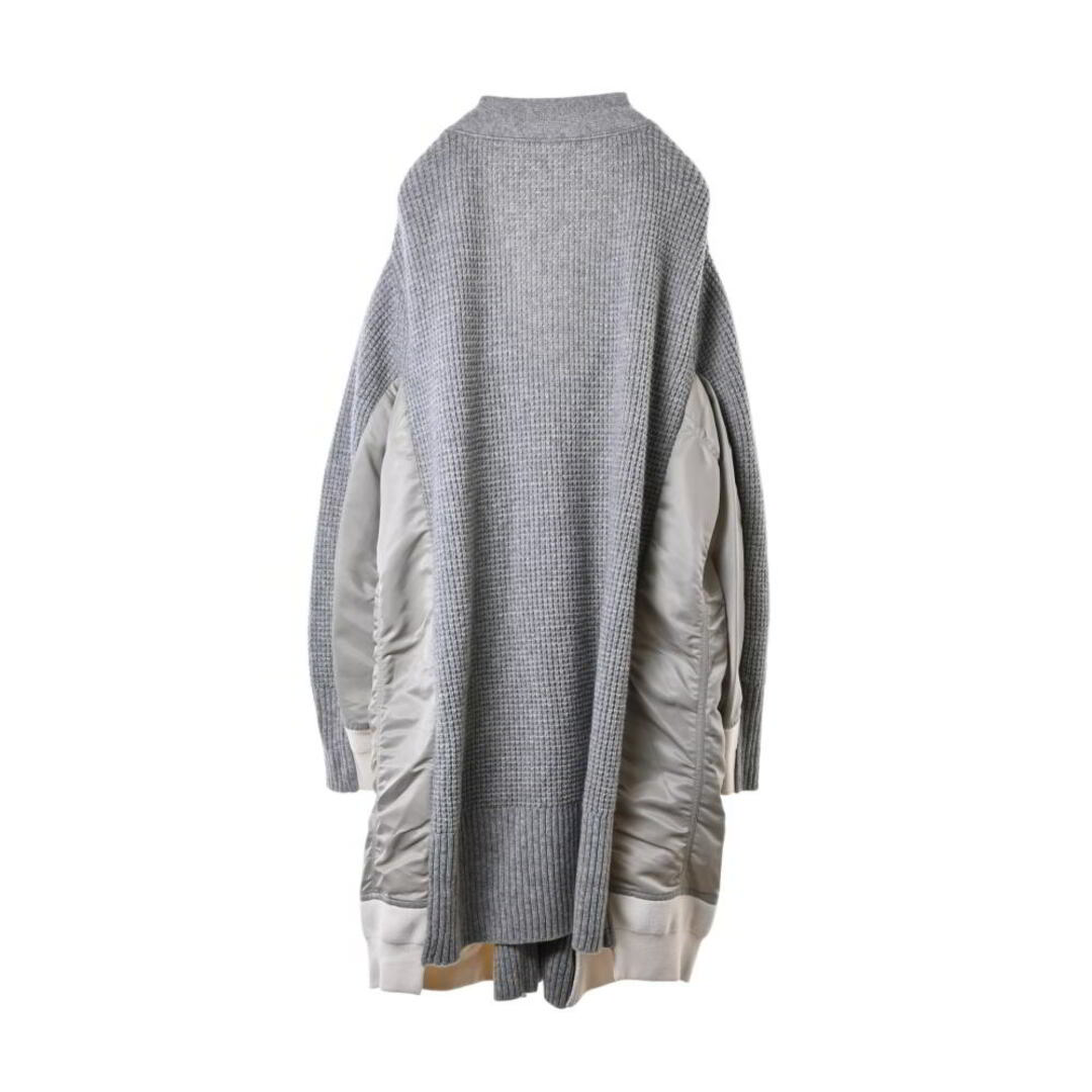 sacai - Sacai ウール ドッキング ニットコートの通販 by CYCLE sacai - Sacai ウール ドッキング ニットコートの通販 by CYCLE