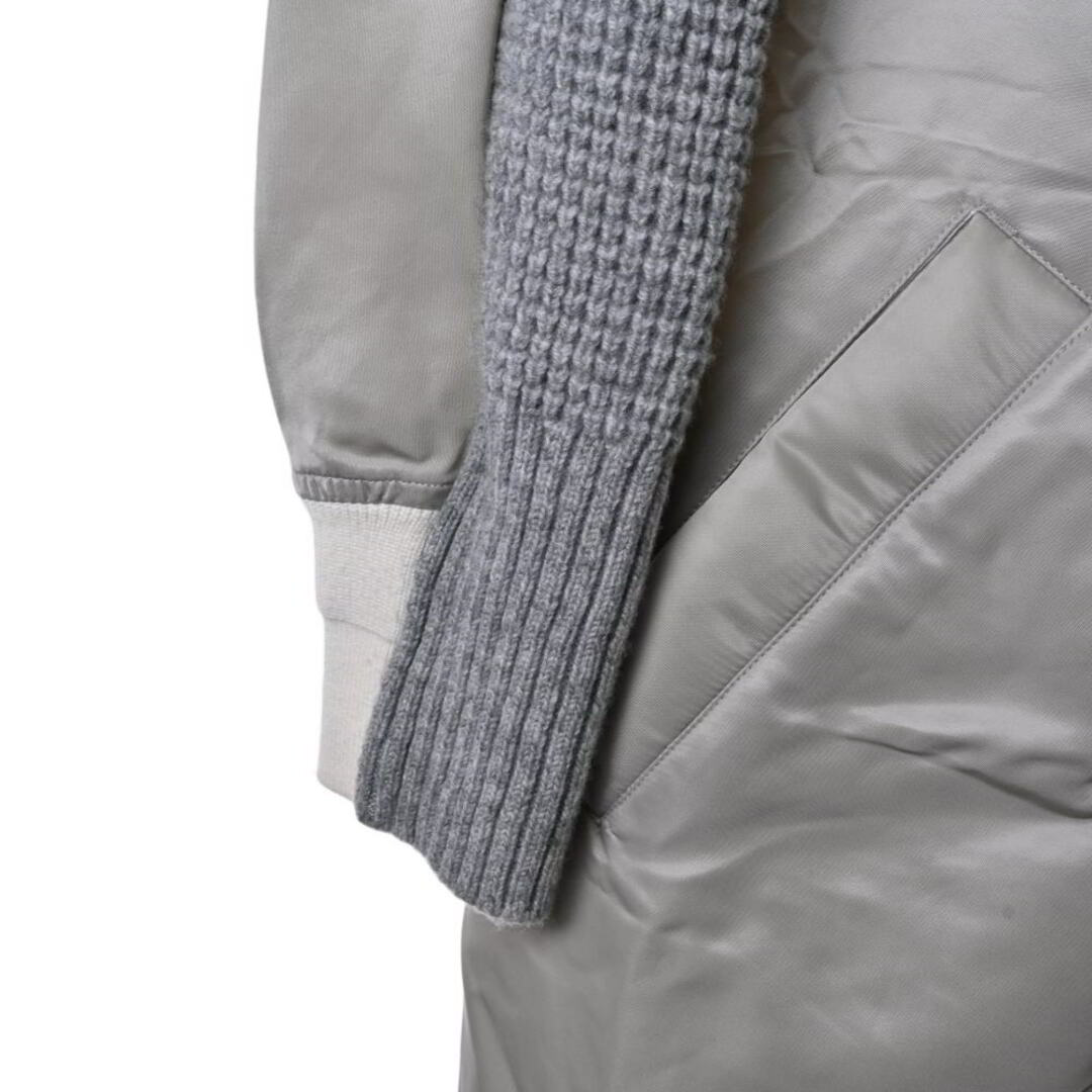 sacai - Sacai ウール ドッキング ニットコートの通販 by CYCLE sacai - Sacai ウール ドッキング ニットコートの通販 by CYCLE
