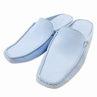 トッズ(TOD'S)のトッズ ドライビングシューズ スリッポン ローファー かかとなし スリッパ 37(ローファー/革靴)