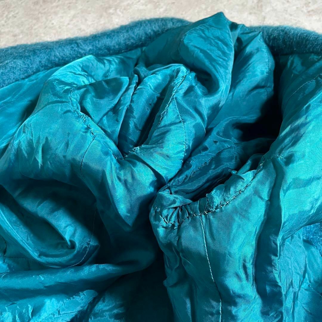 VINTAGE(ヴィンテージ)のURBAN JOMU モヘアウールジャケット mohair ターコイズブルー レディースのジャケット/アウター(テーラードジャケット)の商品写真