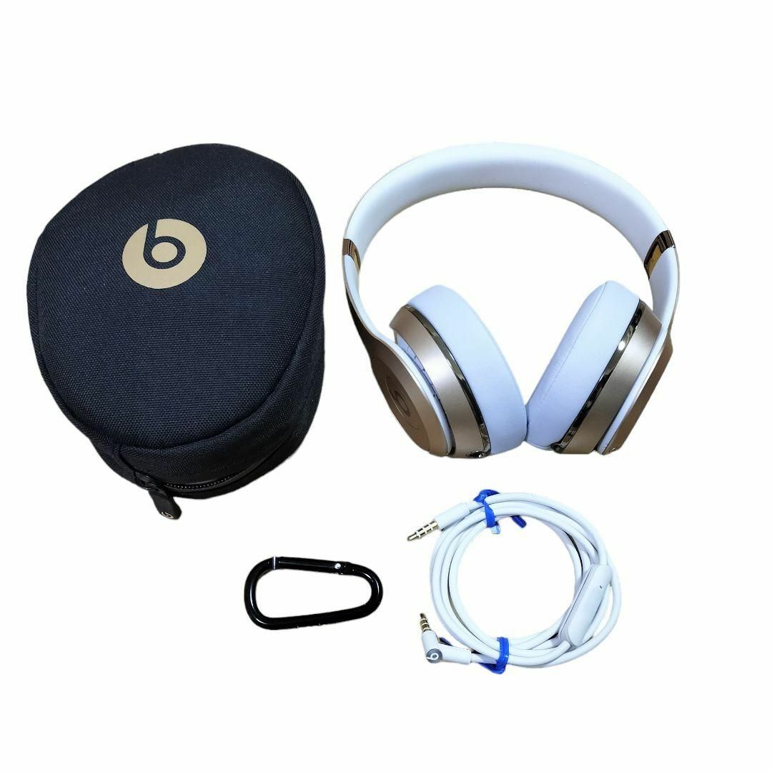 Beats by Dr Dre(ビーツバイドクタードレ)の✨極美品✨Beats ワイヤレスオンイヤーヘッドホン SOLO3 ゴールド スマホ/家電/カメラのオーディオ機器(ヘッドフォン/イヤフォン)の商品写真