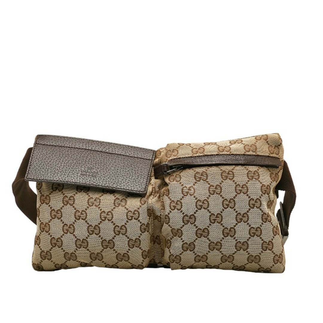 Gucci(グッチ)のグッチ GGキャンバス ボディバッグ ウエストバッグ 28566 キャンバス レディース GUCCI 【214-36271】 レディースのバッグ(ボディバッグ/ウエストポーチ)の商品写真