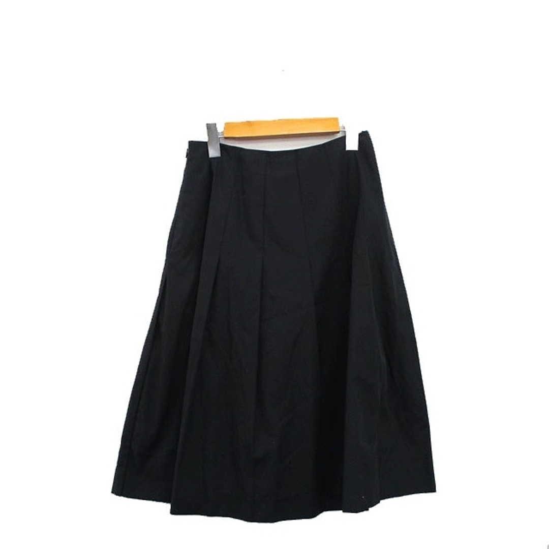 ef-de(エフデ)のエフデ ef-de プリーツ スカート ロング シンプル 2 ブラック 黒 レディースのスカート(ロングスカート)の商品写真