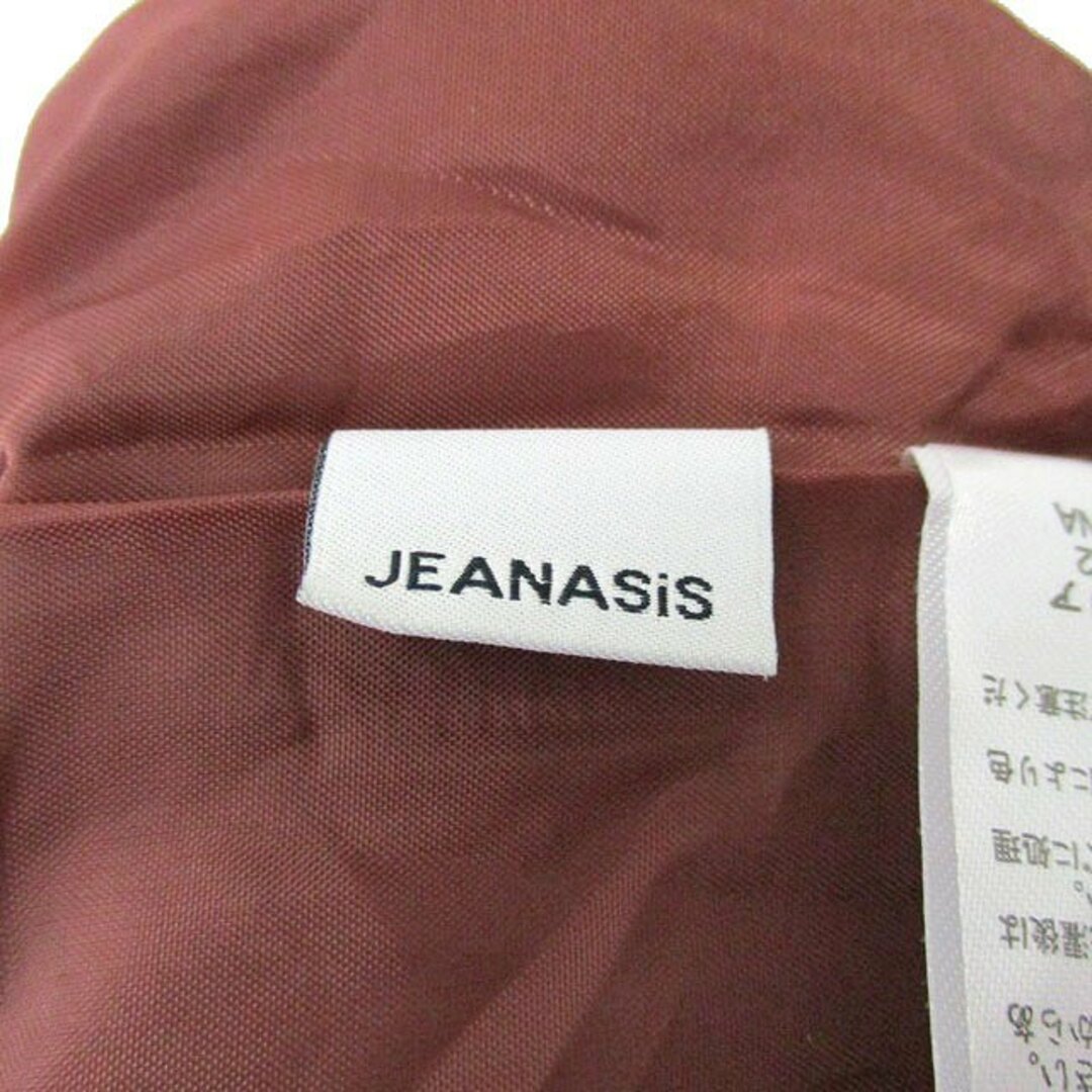 JEANASIS(ジーナシス)のジーナシス JEANASIS ワイド パンツ シンプル F レッドブラウン 赤茶 レディースのパンツ(その他)の商品写真