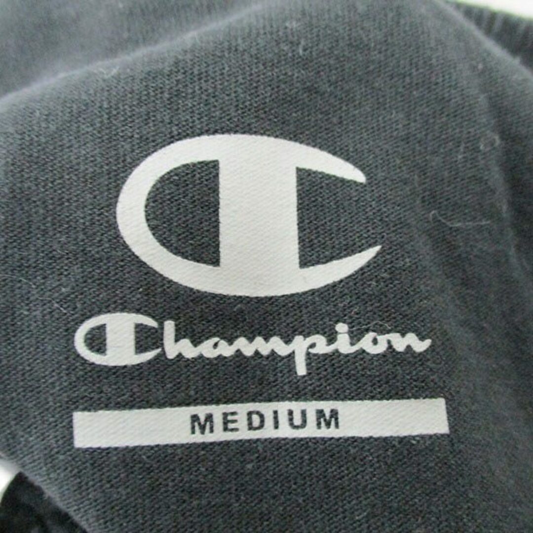 Champion(チャンピオン)のチャンピオン ハーフ パンツ コットン ワンポイント ロゴ M ブラック 黒 レディースのパンツ(ショートパンツ)の商品写真
