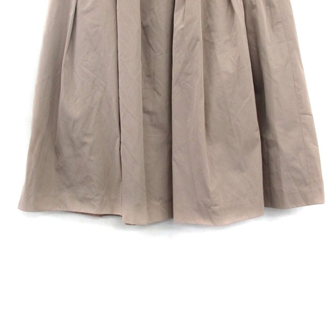UNIVERVAL MUSE(ユニバーバルミューズ)のユニバーバル ミューズ フレア スカート ギャザー ミニ シンプル ベージュ レディースのスカート(ミニスカート)の商品写真